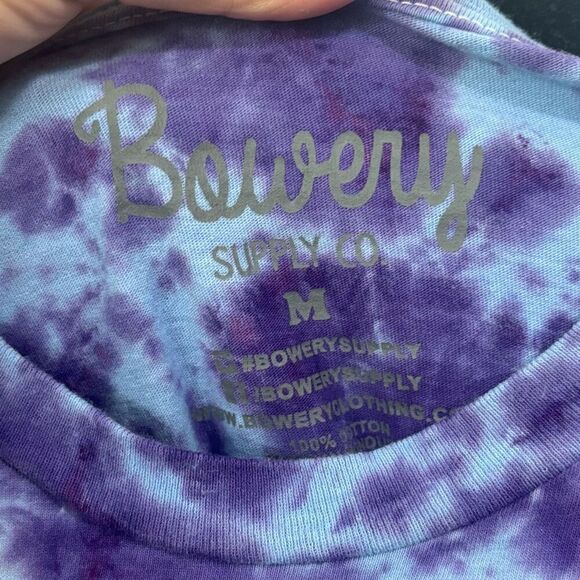 Bowery Supply CO World Cities Culture Tie Dye Graphic T-Shirt Medium - Picture 2 of 3